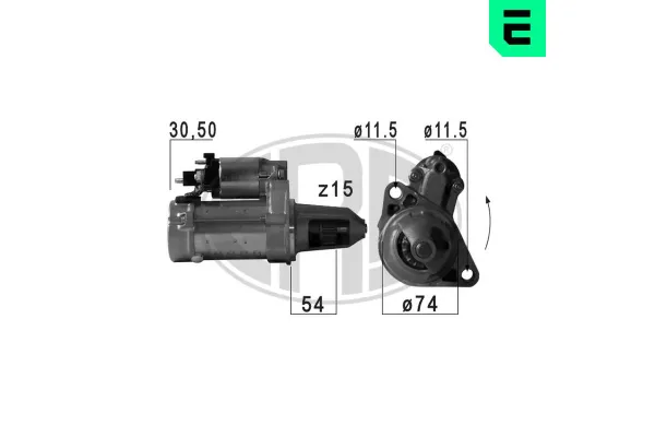 Marş Dinamosu  Mercedes CLA -Serisi (BM117)(03.2013->)  ERA 220722A