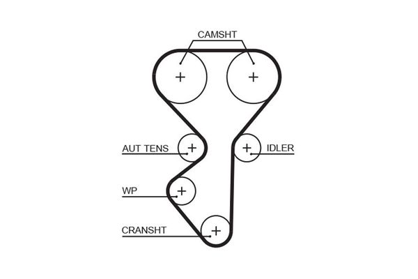 Triger Kayışı  Lada Kalina 2 Hatchback (2192)(2014->)  GATES 5631XS