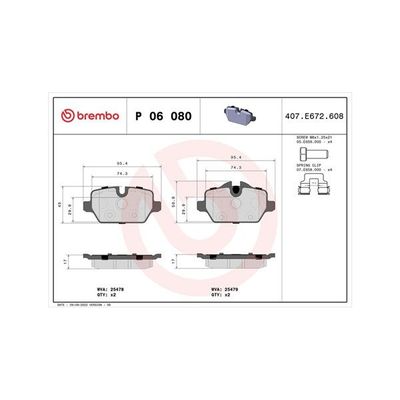 Fren Disk Balata Arka MINI Countryman (R60)(2010->2016)  MAGNETI MARELLI 363700406080