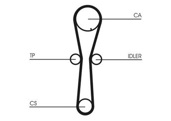 Triger Kayışı  CONTINENTAL CT954  14400P5TG00 GTB2003 LHN10029