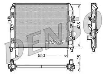 Su Radyatörü  DENSO DRM44008  DRM44008 LFG715200G