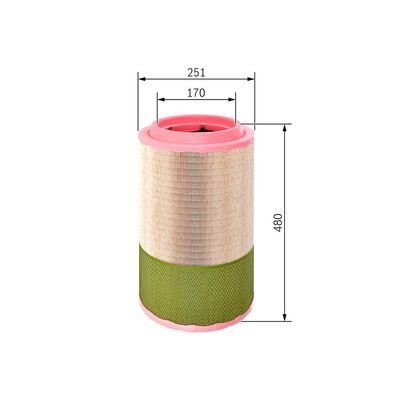 Hava Filtresi  BOSCH F 026 400 257