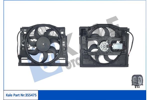 Radyatör Fan ve Motoru  KRAFTVOLL 08120109