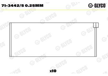 Kol Yatak (STD)  KOLBENSCHMIDT 87463600  87463610 568155CPSTD 5-68155 CP STD 69198501A 069 198 501 A
