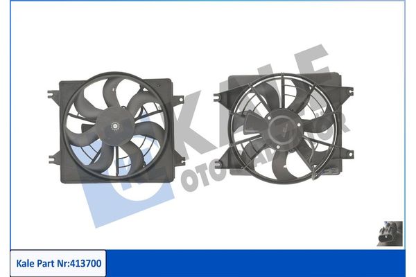 Radyatör Fan ve Motoru  KALE 413700
