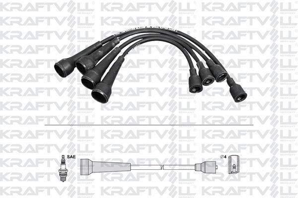 Buji Kablosu  Renault Laguna (B56)(04.1998->)  KRAFTVOLL 05070206