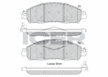 Fren Disk Balata Ön OTOZONE FDO9080-R  D10604JA0A D10304JA0A D1030-4JA0A D1060-4JA0A D10604KH0C D1060-4KH0C D10604KJ1A D1060-4KJ1A D1M604JA0A D1M60-4JA0A D1MFM4KJ1J D1MFM-4KJ1J D1MFM4KJ1JVA D1MFM-4KJ1JVA