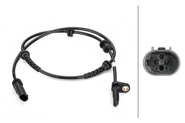 Abs Sensörü Arka Sağ BMW 7 Serisi (F01/F02/F04)(01.2009->)  HELLA 6PU 012 806-461