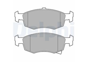 Fren Disk Balata Ön DELPHI LP3668  77368668 77368831