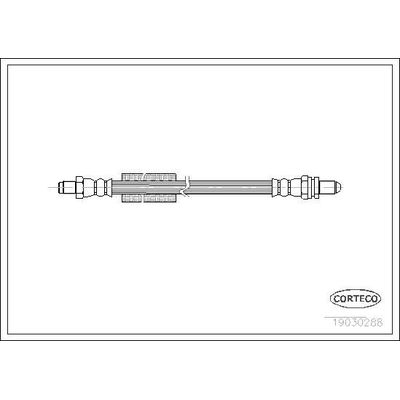 Fren Hortumu Arka Sağ veya Sol Ford Ka (CCQ)(09.1996->)  CAVO C900 749A
