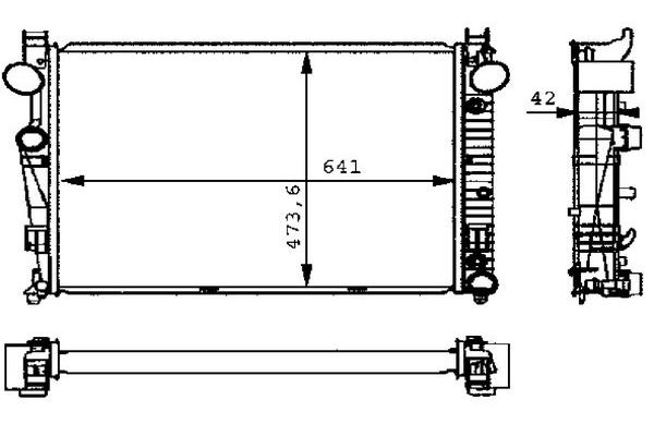 Su Radyatörü  Seat Inca (6K9)(09.1995->)  MAHLE CR 226 000S