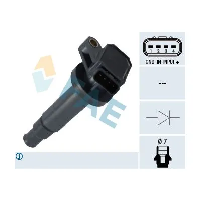 Ateşleme Bobini  Toyota MR 2 Roadster (W30)(2003->)  SUPSAN AB0007-01