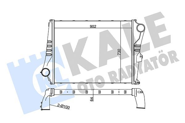 Turbo Radyatörü  KALE 349495