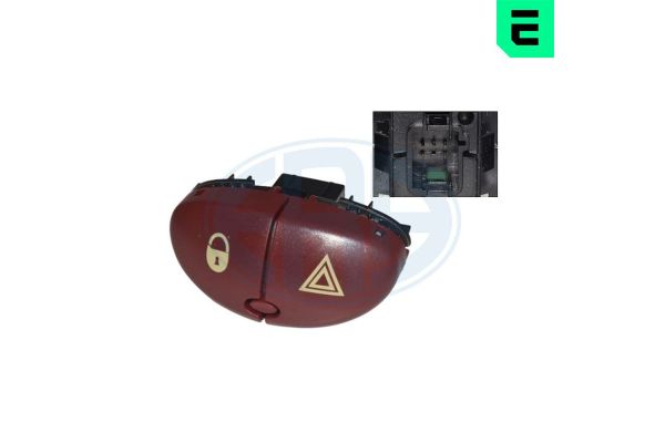 Dörtlü Flaşör Düğmesi  Peugeot 206 Sedan (09.2006->)  MAXTEL 16211206