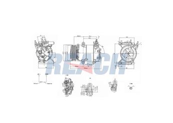 Klima Kompresörü  BOSCH 1 986 AD1 465  1016001041 1433332 1434388 1543954 1566167 1674617 1767020 1791011 1858668 6G9119D629FA 6G9119D629FC 6G9119D629FD 6G9119D629FE 6G9119D629FF 6G9119D629FG 6G9119D629FH 6G9119D629FJ 6G9119D629FK 6S9119D629FC 6S9119D629FD LR007069 LR009794 LR011983 LR019310 LR021948 LR038627 LR041118 LR056301