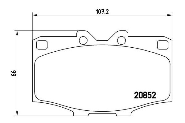 Fren Disk Balata Ön BREMBO P 83 006