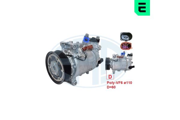 Klima Kompresörü  Audi A1 Allstreet (GBH)(05.2022->)  ERA 670183