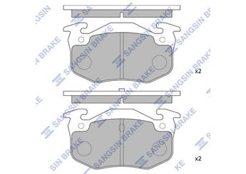Fren Disk Balata Arka SANGSIN SP1242  7701203668 701204845 WVA20635 425490 95659341 95666971 96666971 425071 425104 425146 425148 425196 425197 425256 425257 425271 425274 425311 425442 E172201 E172219 E172587 7701202210 7701202308 7701202662 7701204626 7701204664 7701204845 7701207034