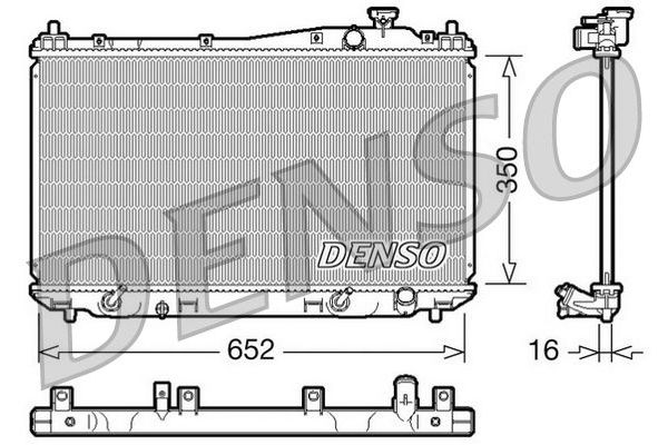Su Radyatörü  DENSO DRM40019
