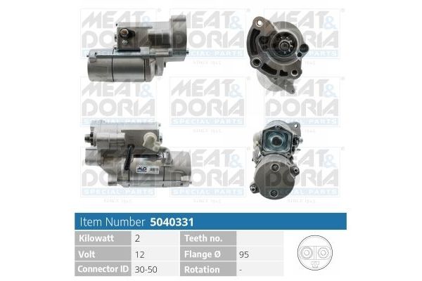 Marş Dinamosu  Land Rover Range Rover Evoque (2011->)  DENSO DSN1209