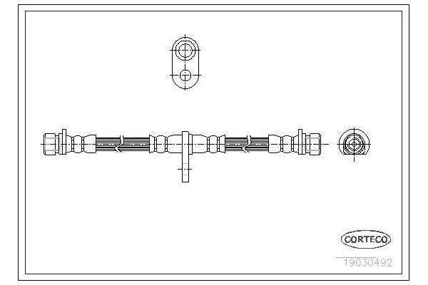 Fren Hortumu Arka Sağ veya Sol OSSCA 00753