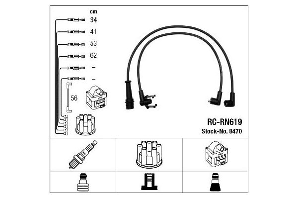 Buji Kablosu  NGK 8470