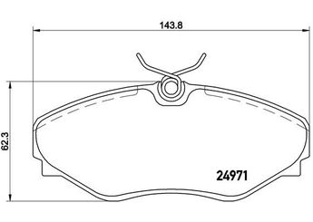 Fren Disk Balata Ön BREMBO P 68 055  6025371662 8671016685