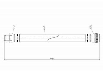 Fren Hortumu Arka Sağ veya Sol CAVO C800 380A  7702085308