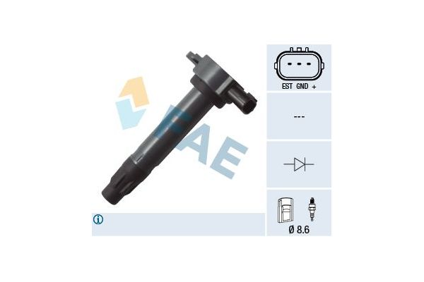 Ateşleme Bobini  Mitsubishi Outlander (CW0)(2010->)  FAE 80338