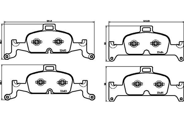 Fren Disk Balata Ön Audi Q5 (FYG)(06.2020->)  BREMBO P 85 164X