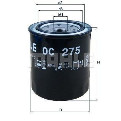 Yağ Filtresi  Toyota HI-ACE (1996->)  VOLLER 70703