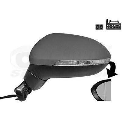 Dikiz Aynası Dış Sol Volkswagen Passat Variant (CB5)(03.2019->)  OPTIMUM 3G1857507EP9B9