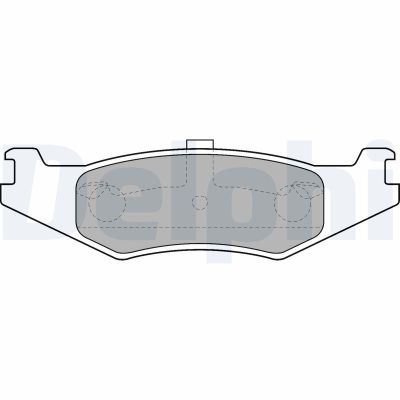 Fren Disk Balata Arka DELPHI LP1520