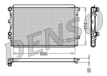 Su Radyatörü  DENSO DRM32015  25310021502531002151 2531002150 2531002151 1K0121251AT 1K0121251DL 1K0121251H 1K0121253AA 1K0121253AB 1K0121253AP 1K0121253BB 1K0121253H 5K0121251F 5K0121253D 5K0121253H