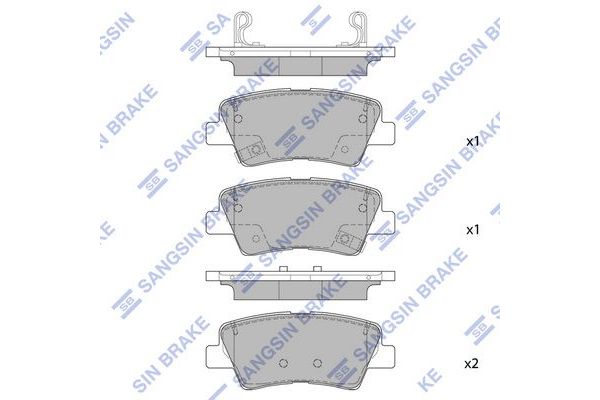 Fren Disk Balata Arka Kia Sportage (QL)(2016->)  SANGSIN SP1845