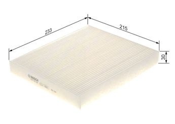 Polen Filtresi  BOSCH 1 987 435 056  1718237 2286591 2288109 AB3919N619A AB3919N619AA AB3919N619B HB3B19N619AA HB3B19N619BA UC9P61P11 UCY061P11