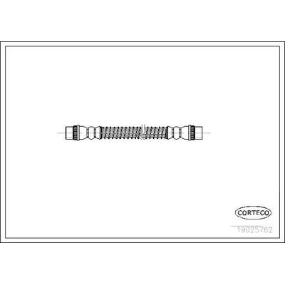 Fren Hortumu Arka Sağ veya Sol Citroen C8 (08.2002->)  MAHER 13684