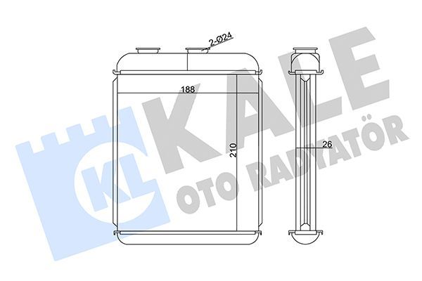 Kalorifer Radyatörü  KALE 346680