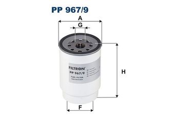 Yakıt Filtresi  FILTRON PP 967/9  20745605 20539578 20 539 578 7420745605 74 20 745 605 7420998349 74 20 998 349 7421380483 74 21 380 483 20788794 20879812 21380483 21380488