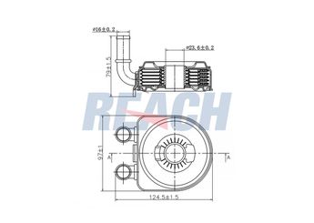 Motor Yağ Soğutucu  BRUCKE 1103.N0  1103J2 1103N0 1103.J2 1103.N0