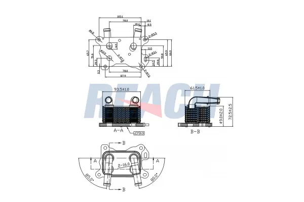 Motor Yağ Soğutucu  Dacia Logan MCV II (2013->)  MAHER 23112