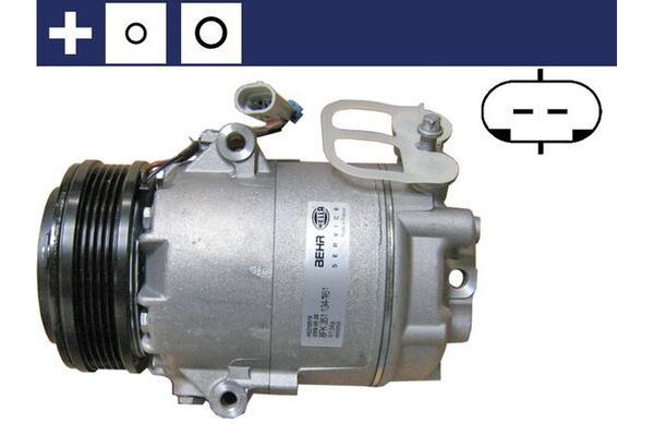 Klima Kompresörü  Opel Corsa C (2000->)  MAHLE ACP 45 000S