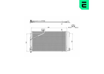 Klima Radyatörü  ERA 667453  A1715000354 1715000354