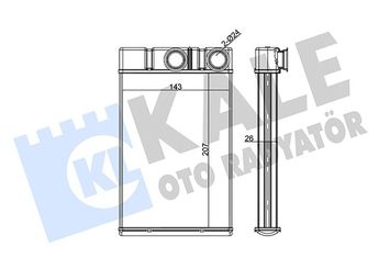 Kalorifer Radyatörü  MGA 81210  1843527 13263329 13406298 20782084