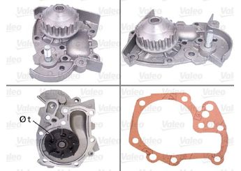 Devirdaim Su Pompası  VALEO 506099  7700736091 7701633125