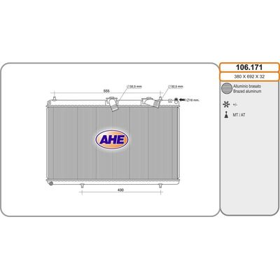 Su Radyatörü  Citroen C5 Break (05.2001->)  BSG 65-520-075