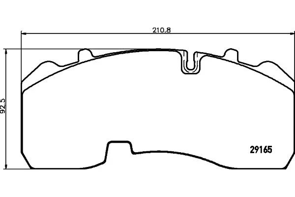 Fren Disk Balata Ön BRAXIS AB5008