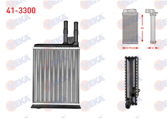 Kalorifer Radyatörü  VEKA 41-3300  1307156080 1320774080 1320776080 1321309080 644893 6448F9 6448.93 6448.F9