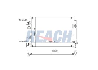 Klima Radyatörü  FORD ORJINAL AV6119710BC  AV6119710BC 1684942 1868833 2051798 AV6119710BA AV6119710BB