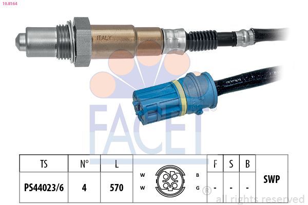 Oksijen (Lambda) Sensörü  BMW 1 Serisi Sedan 3/5 Kapı (E81/E87)(2004->)  FACET 10.8164